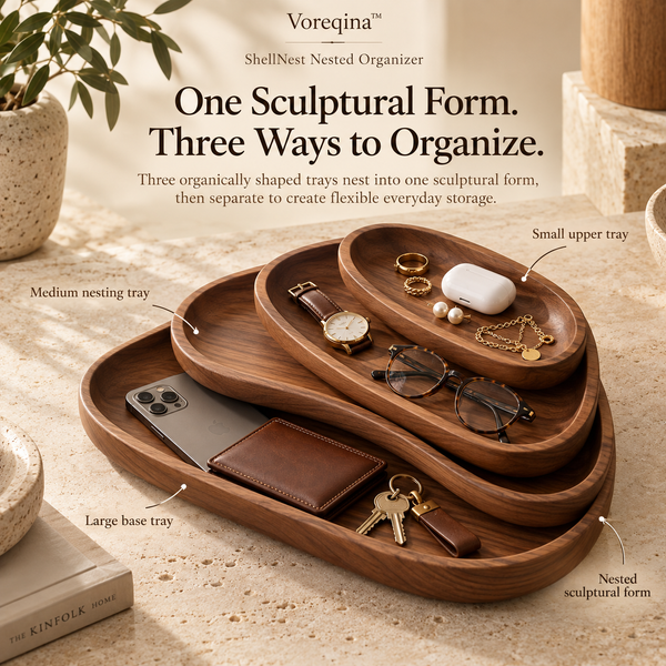 Voreqina™ ShellNest Nested Organizer