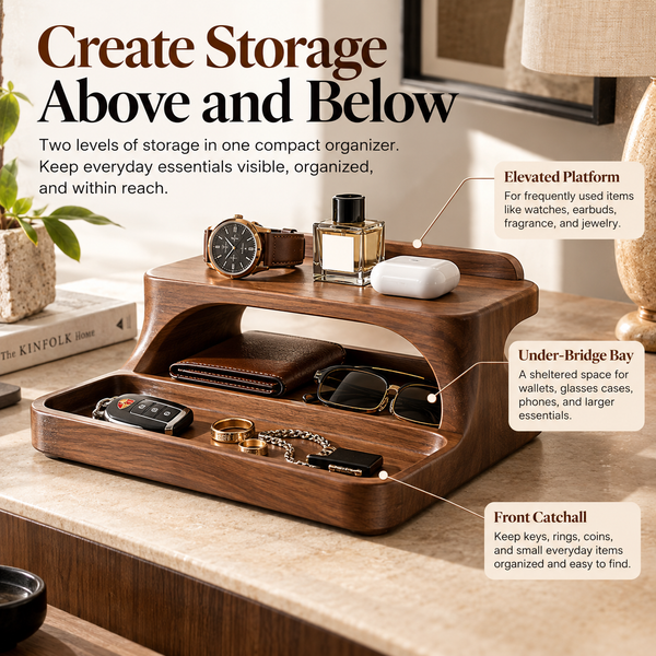 Voreqina™ BridgeNest Elevated Organizer