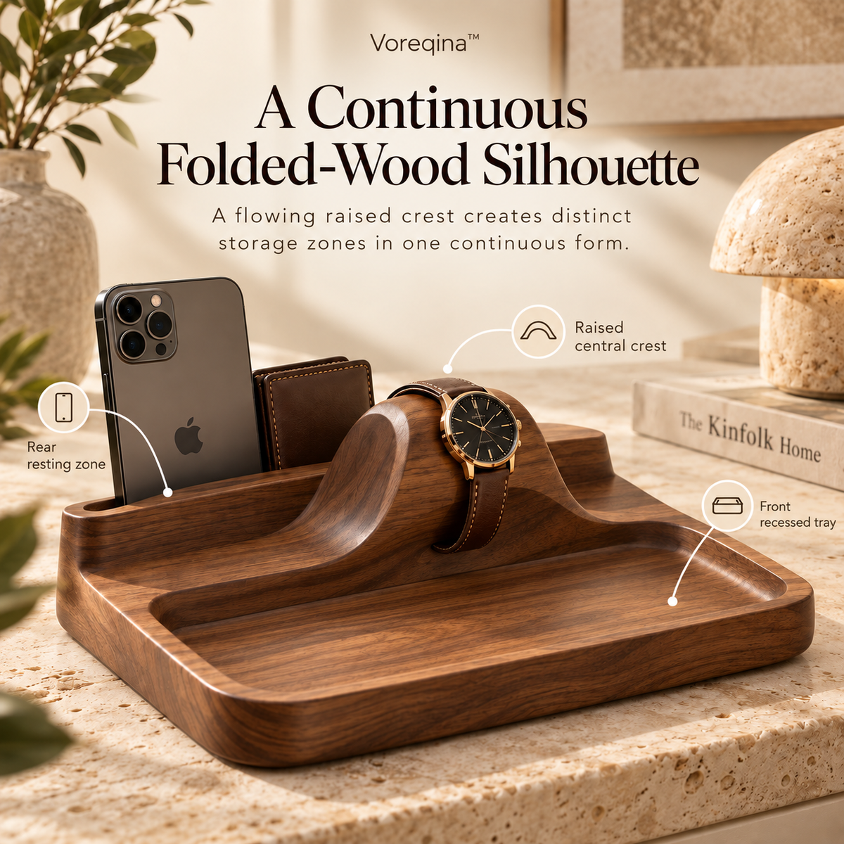 Voreqina™ Foldcrest Valet Organizer