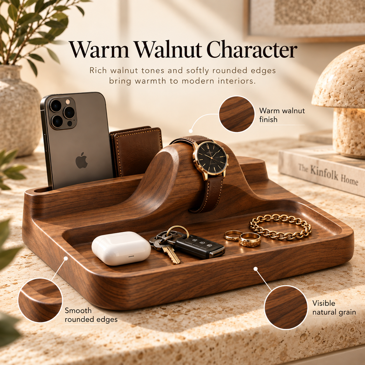 Voreqina™ Foldcrest Valet Organizer