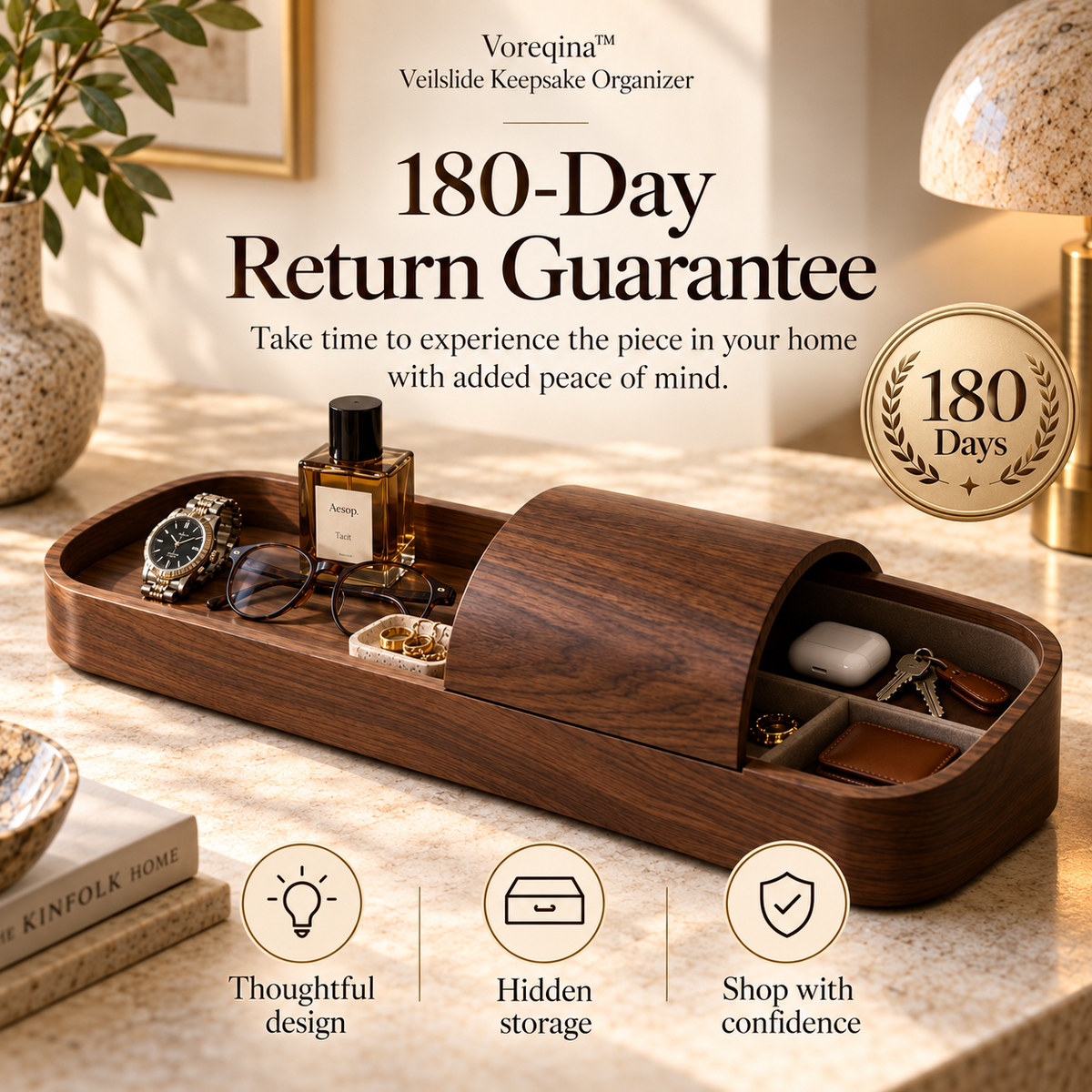 Voreqina™ Veilslide Keepsake Organizer