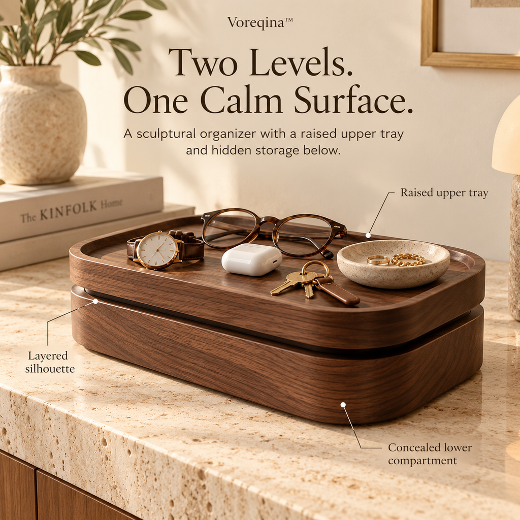 Voreqina™ HaloLift Layered Organizer