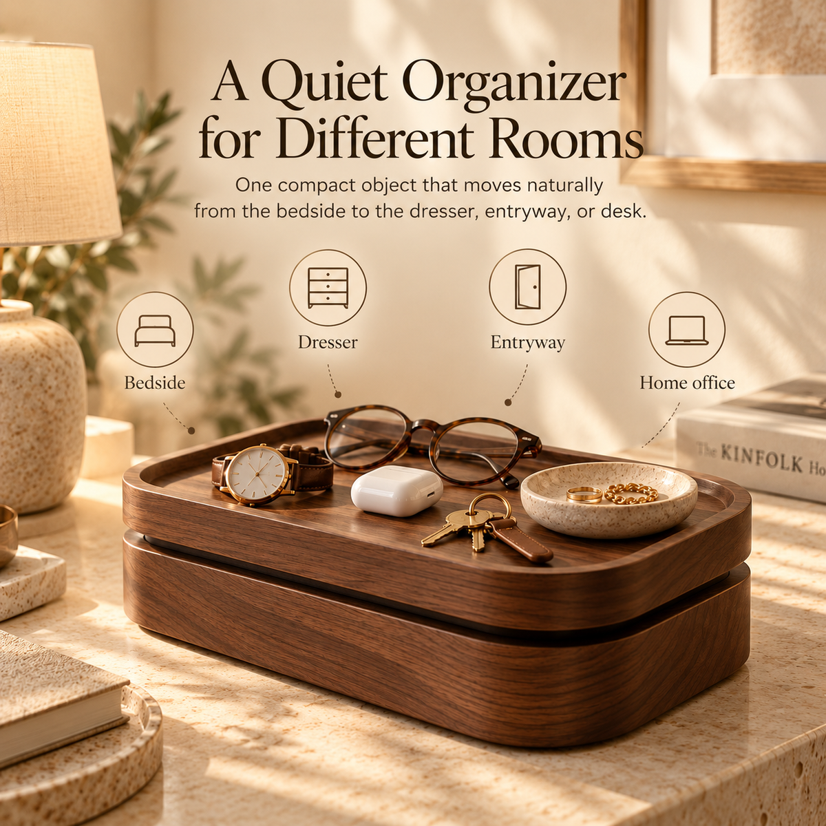 Voreqina™ HaloLift Layered Organizer