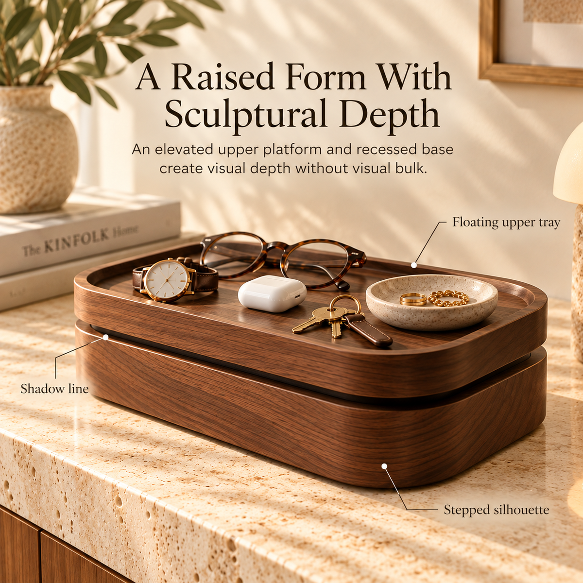 Voreqina™ HaloLift Layered Organizer