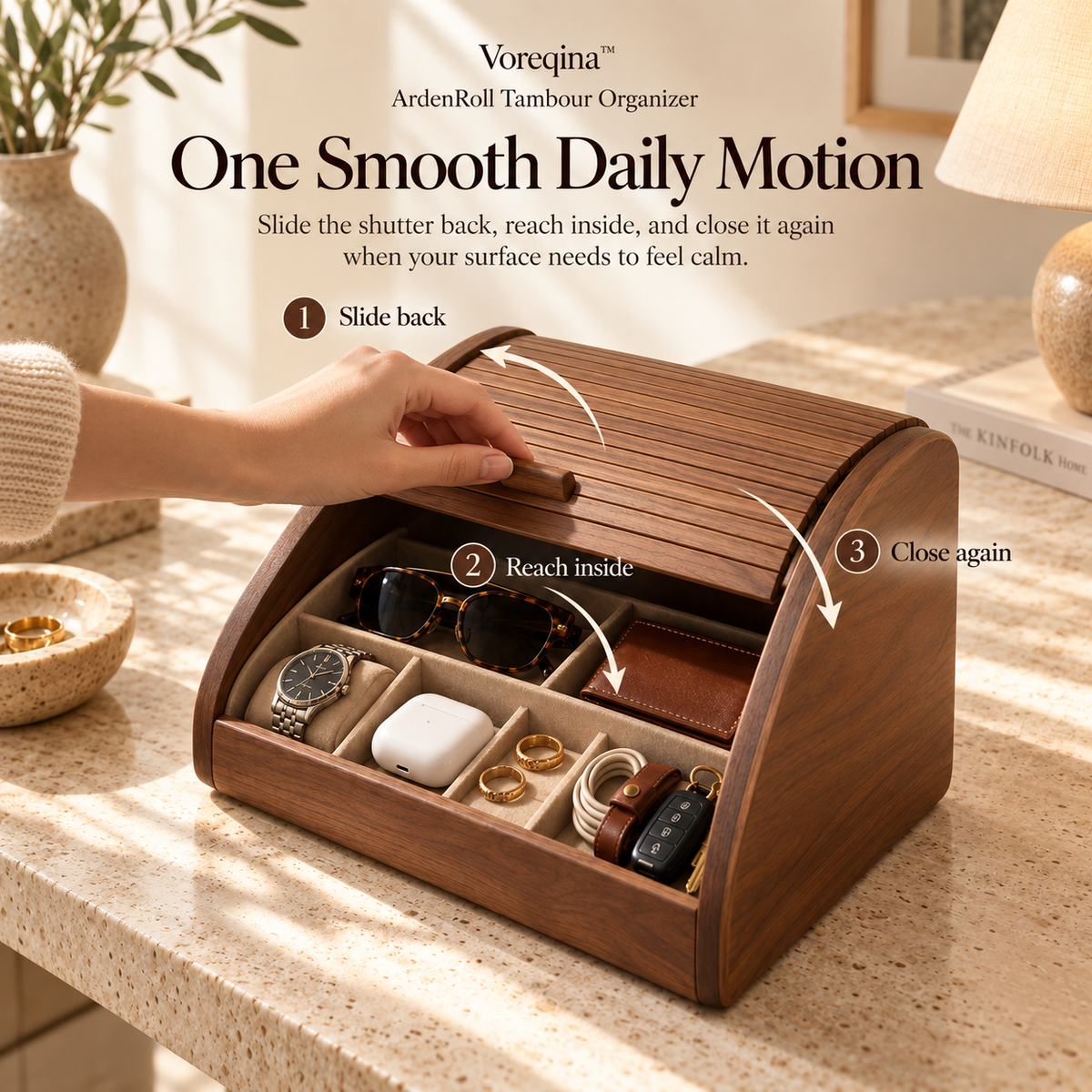 Voreqina™ ArdenRoll Tambour Organizer