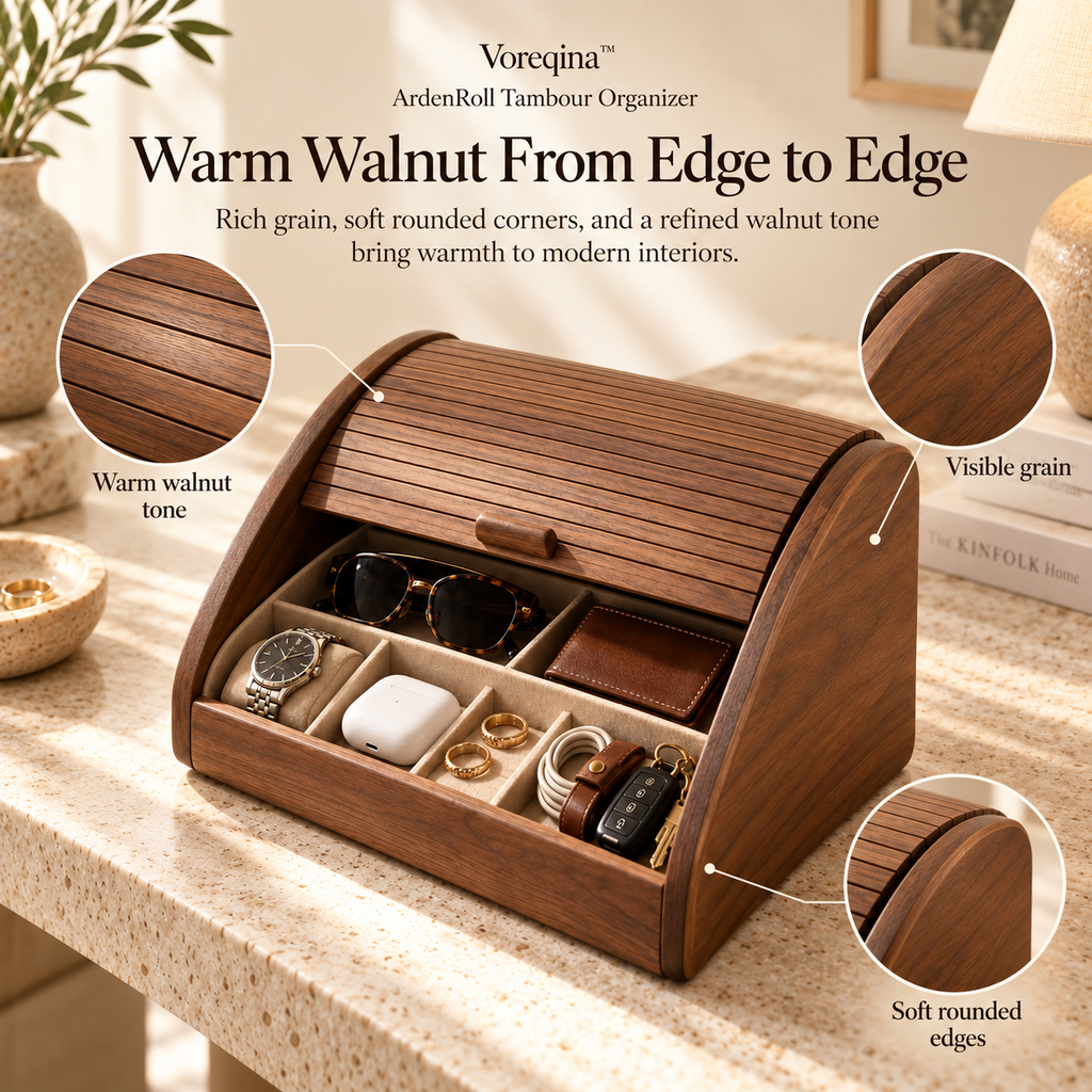 Voreqina™ ArdenRoll Tambour Organizer