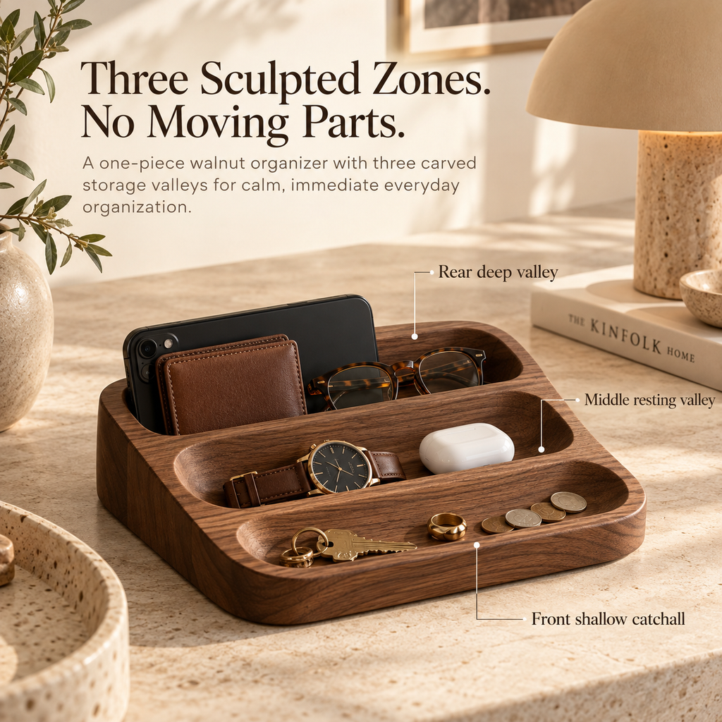Voreqina™ RidgeNest Sculpted Organizer