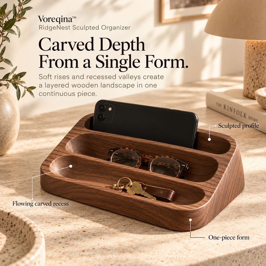 Voreqina™ RidgeNest Sculpted Organizer