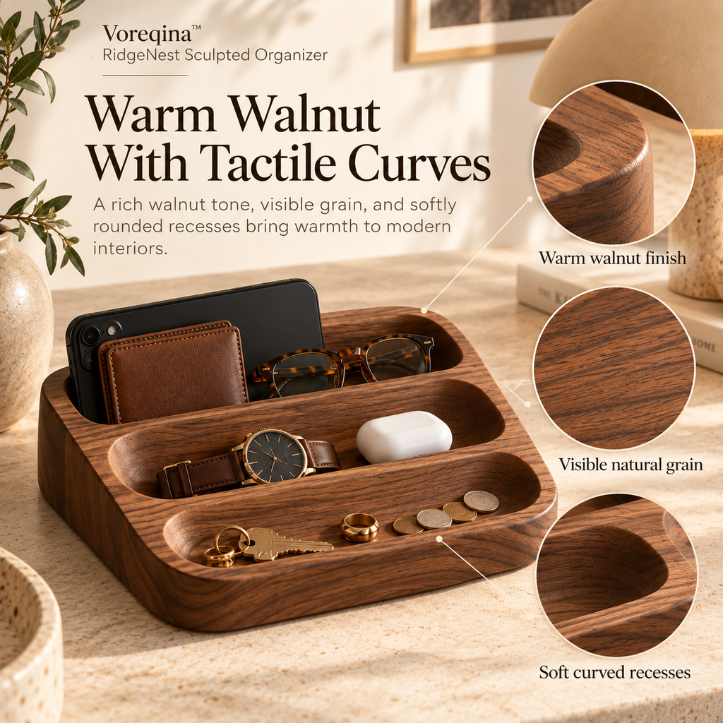 Voreqina™ RidgeNest Sculpted Organizer