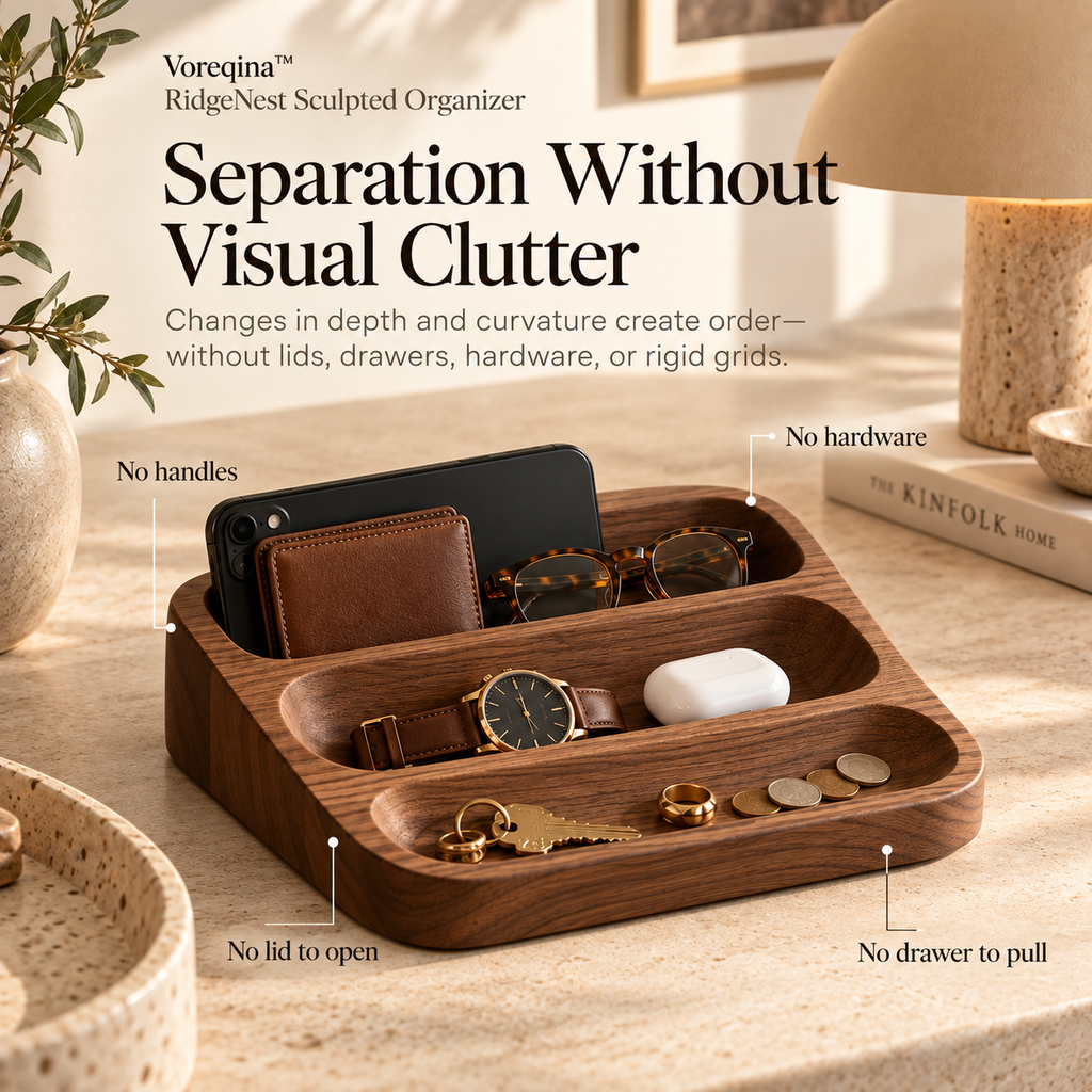 Voreqina™ RidgeNest Sculpted Organizer