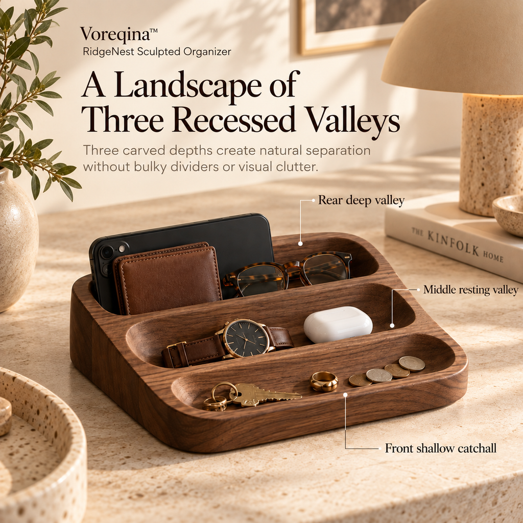 Voreqina™ RidgeNest Sculpted Organizer