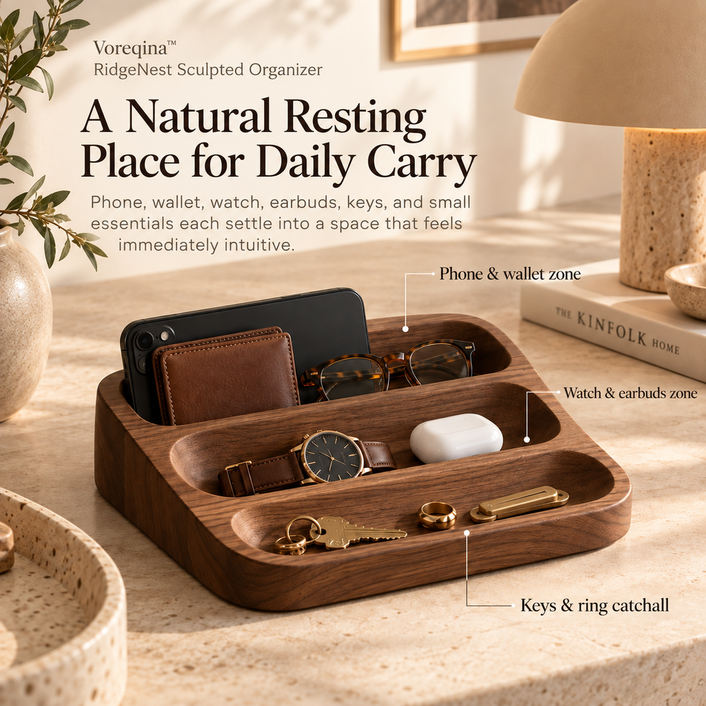 Voreqina™ RidgeNest Sculpted Organizer