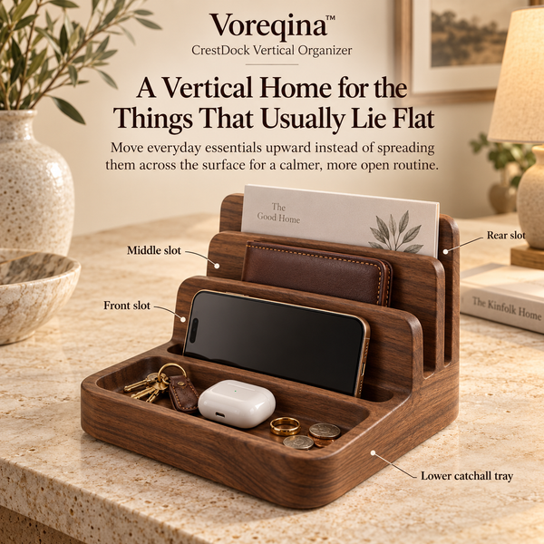 Voreqina™ CrestDock Vertical Organizer