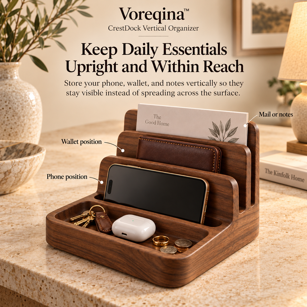 Voreqina™ CrestDock Vertical Organizer