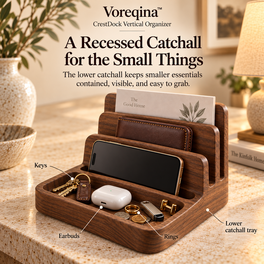 Voreqina™ CrestDock Vertical Organizer