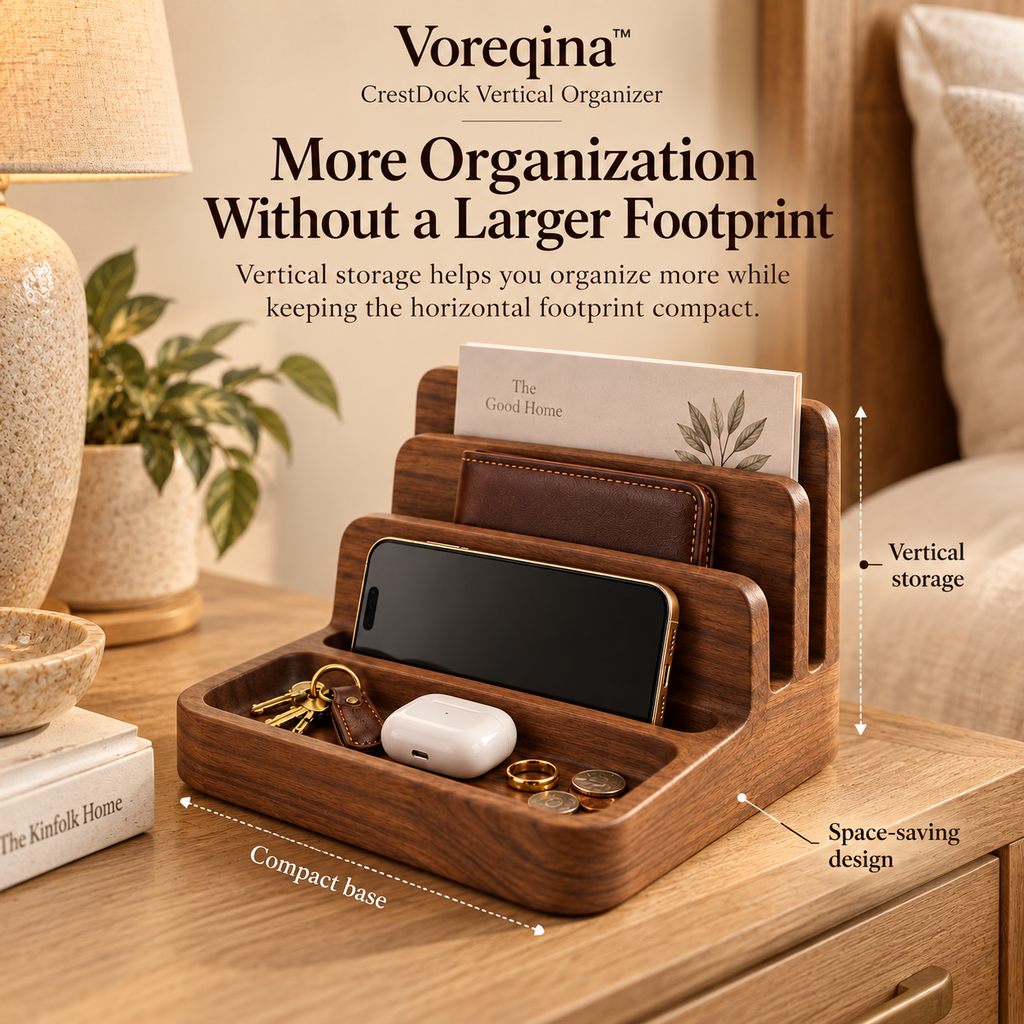 Voreqina™ CrestDock Vertical Organizer
