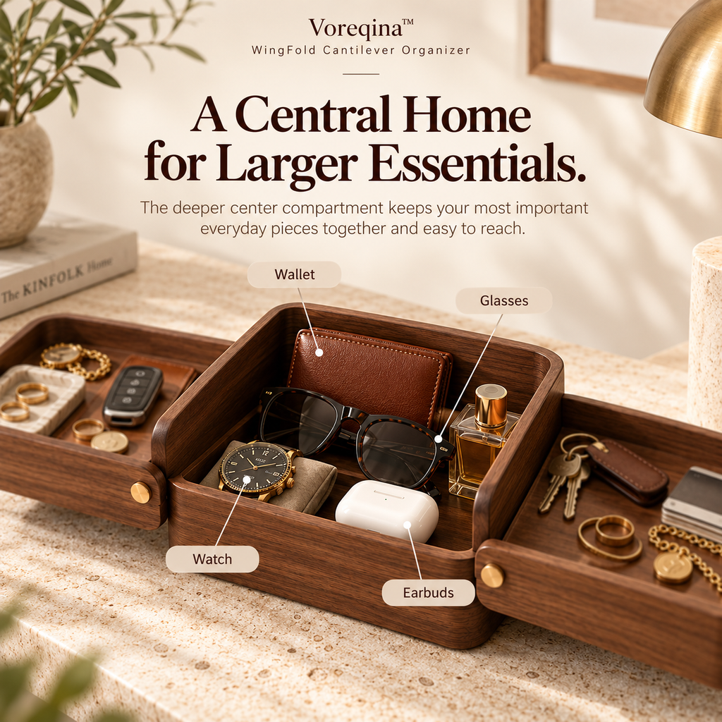 Voreqina™ WingFold Cantilever Organizer
