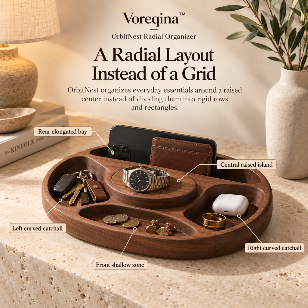 Voreqina™ OrbitNest Radial Organizer