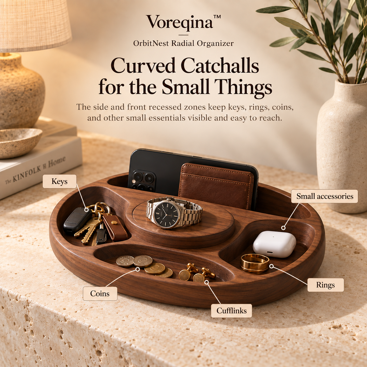 Voreqina™ OrbitNest Radial Organizer