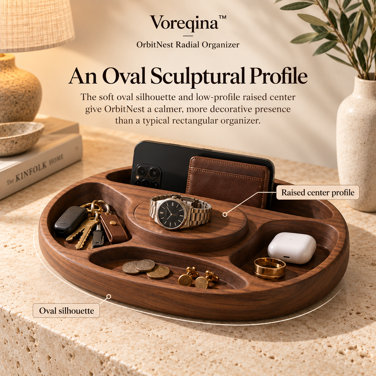 Voreqina™ OrbitNest Radial Organizer