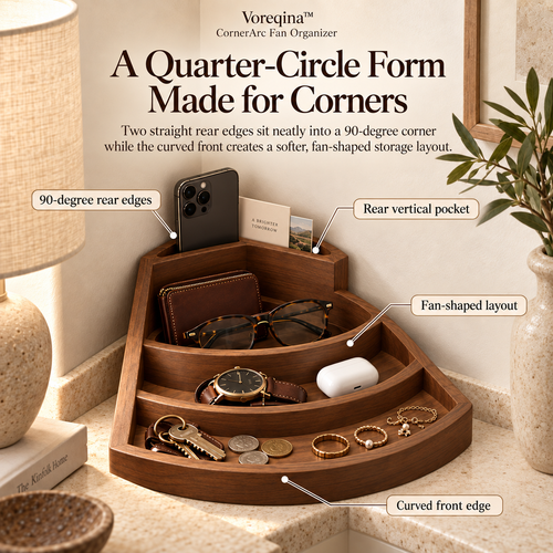 Voreqina™ CornerArc Fan Organizer