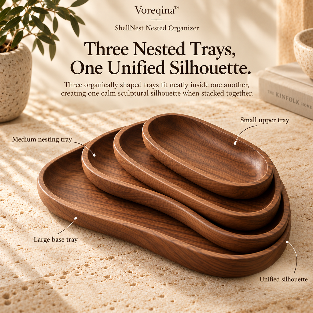 Voreqina™ ShellNest Nested Organizer