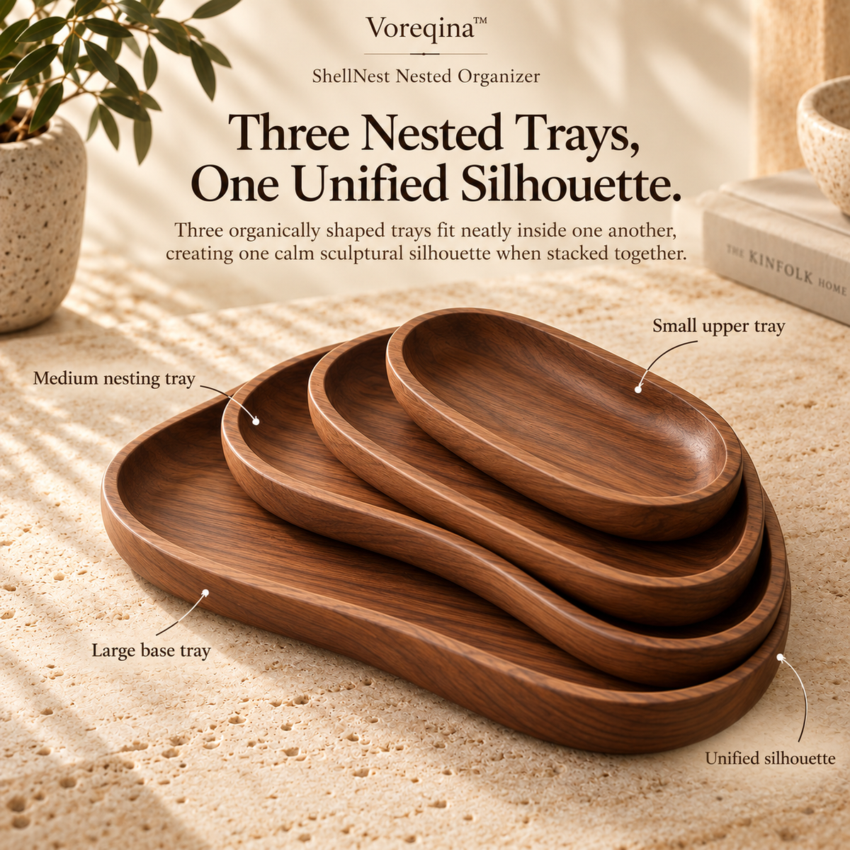 Voreqina™ ShellNest Nested Organizer