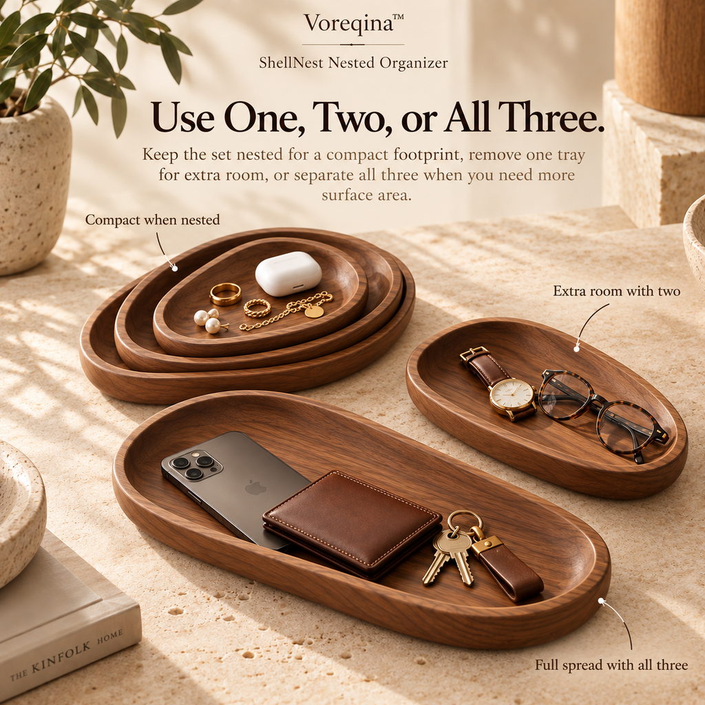 Voreqina™ ShellNest Nested Organizer