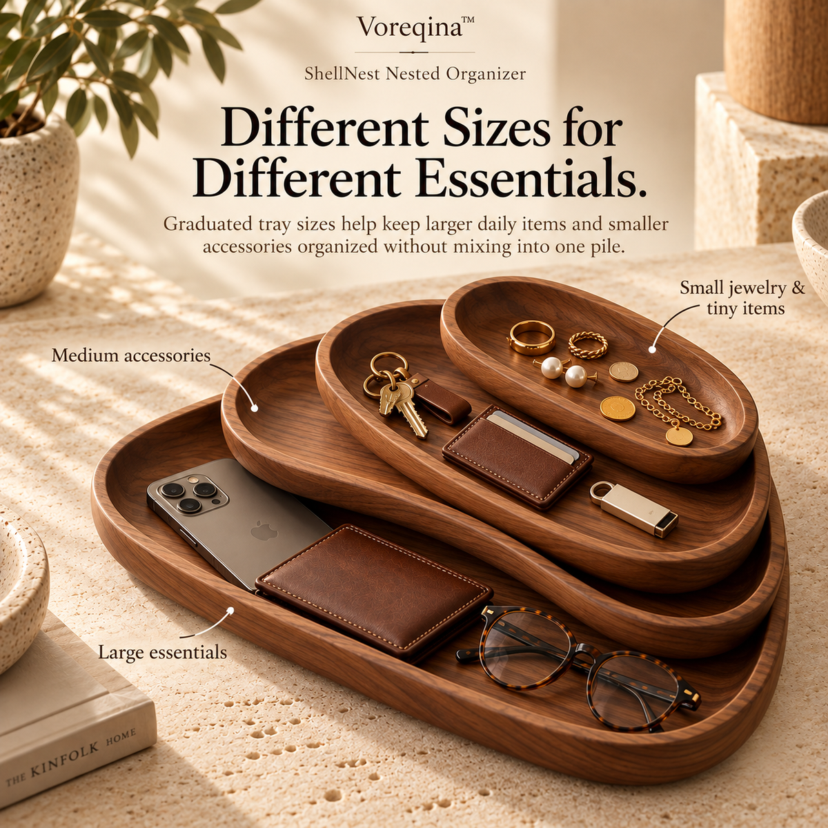 Voreqina™ ShellNest Nested Organizer