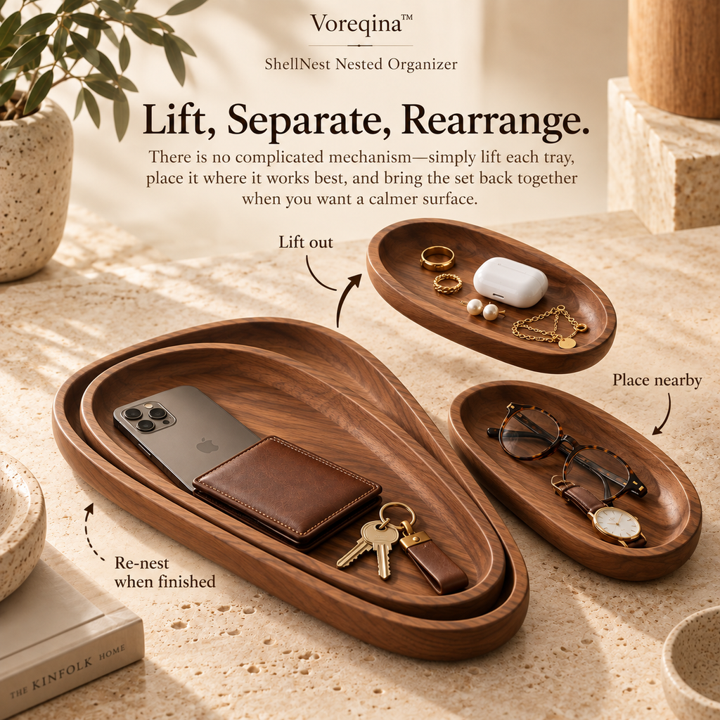 Voreqina™ ShellNest Nested Organizer