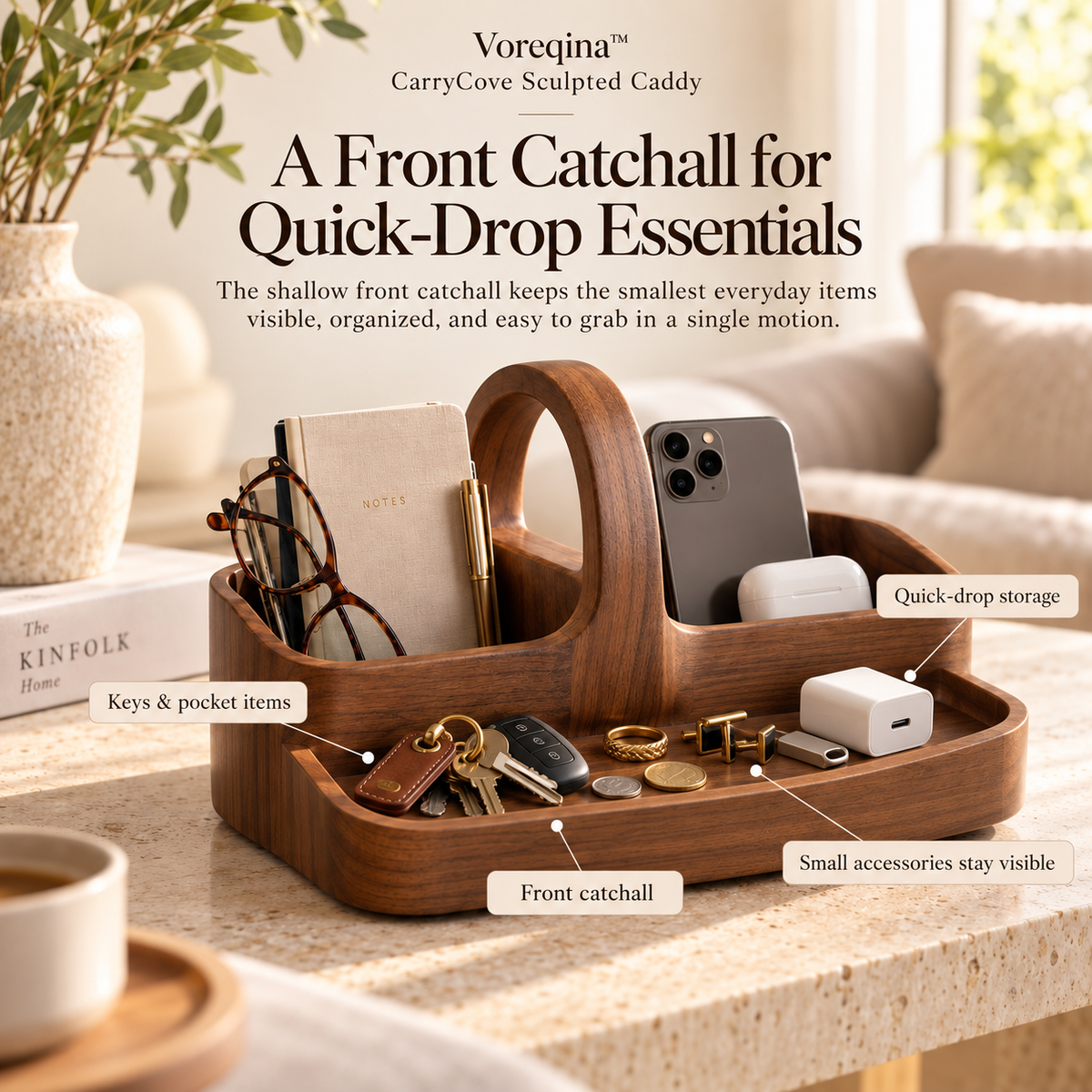 Voreqina™ CarryCove Sculpted Caddy