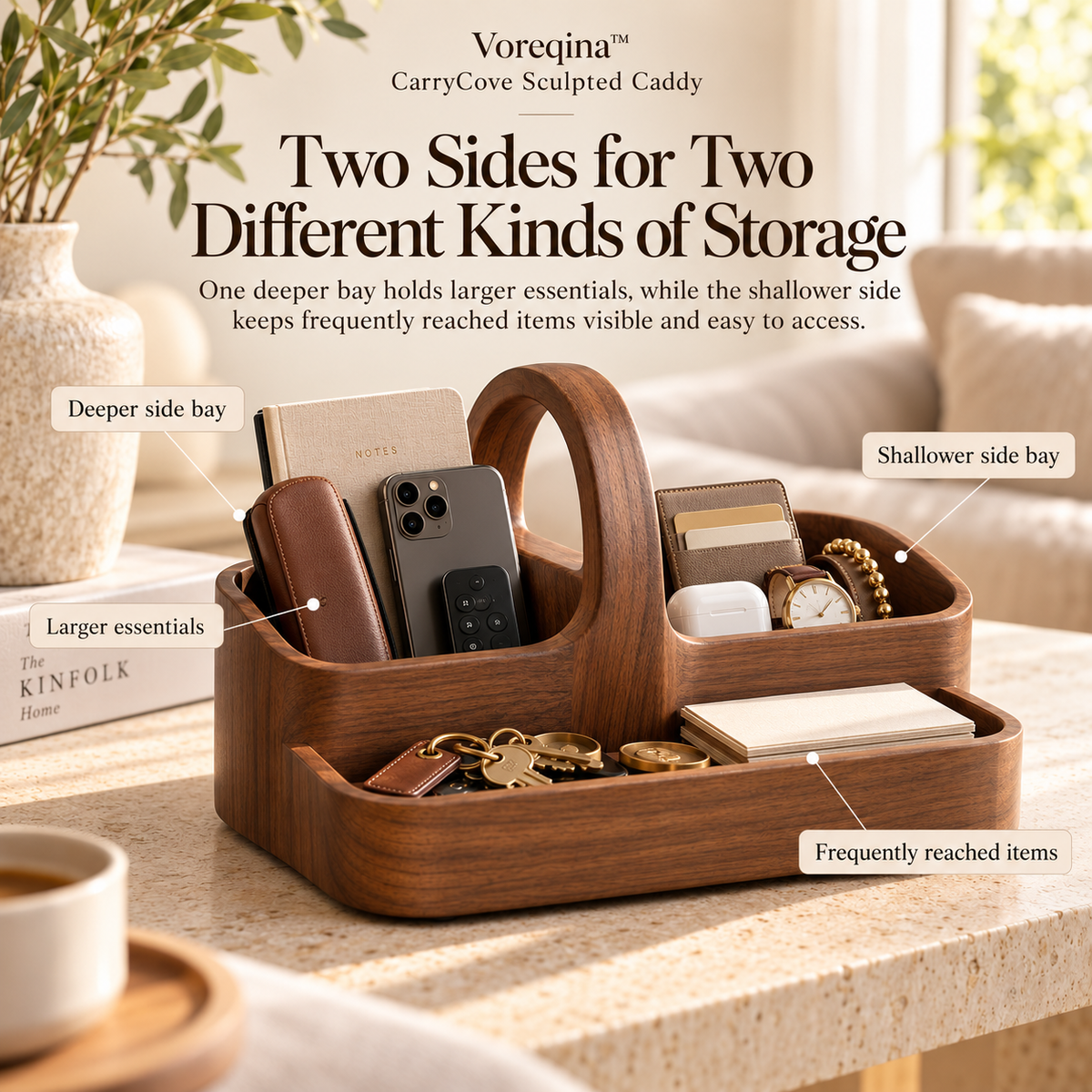 Voreqina™ CarryCove Sculpted Caddy