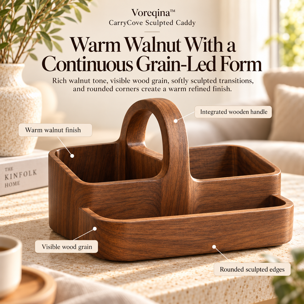 Voreqina™ CarryCove Sculpted Caddy