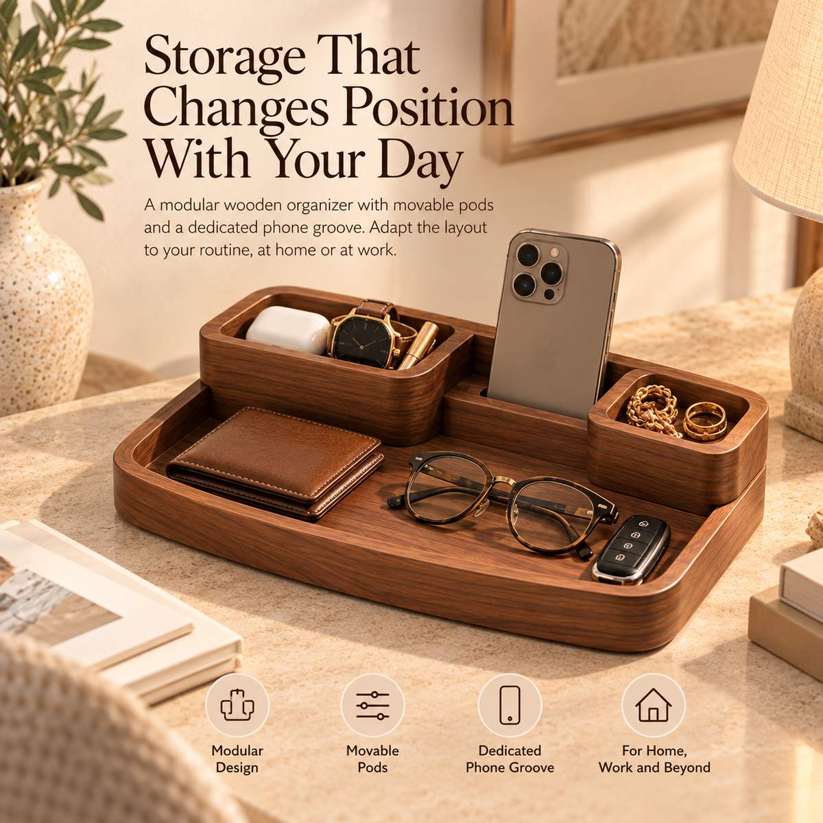 Voreqina™ RailPod Modular Organizer