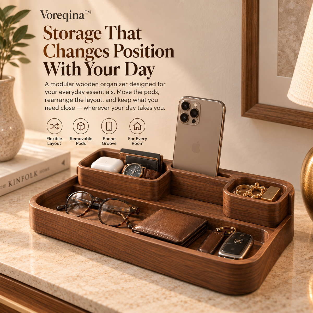 Voreqina™ RailPod Modular Organizer